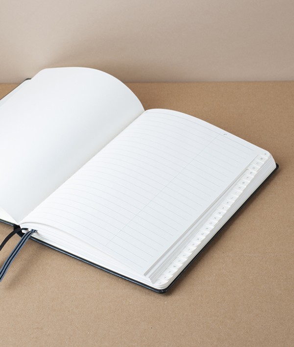 Leuchtturm Address Book, A5, Black