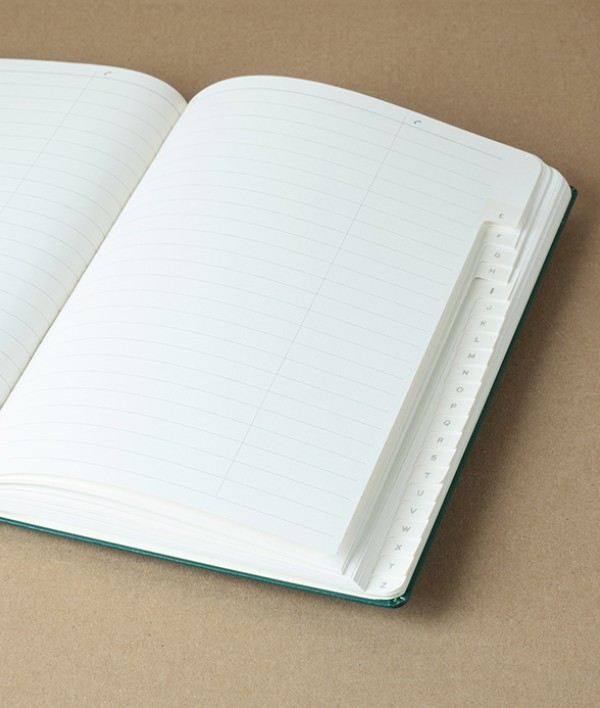 Leuchtturm Address Book, A5, Forest Green