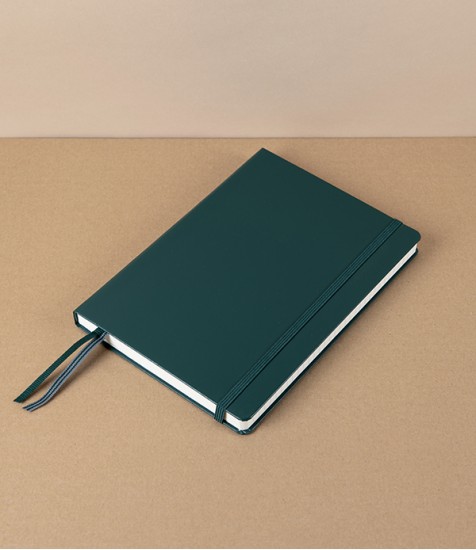 Leuchtturm Notebook, A5, Forest Green, Ruled