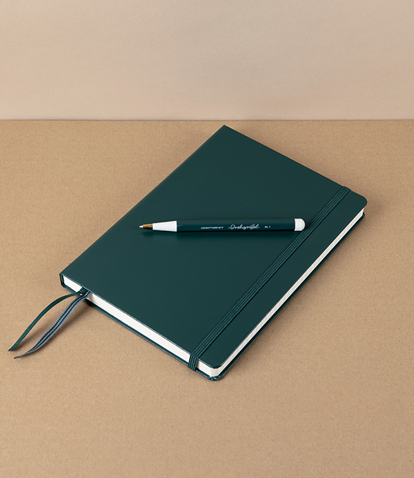Leuchtturm Notebook, A5, Forest Green, Ruled