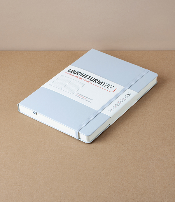 Leuchtturm Notebook, A5, Light Grey, Dotted