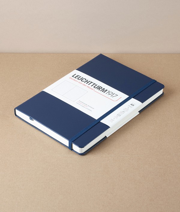 Leuchtturm Notebook, A5, Navy, Dotted