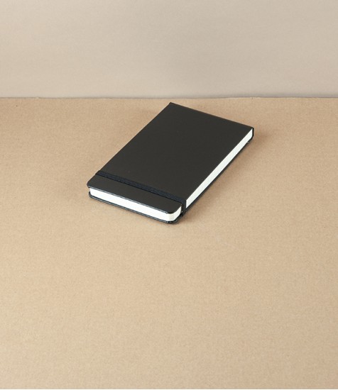 Leuchtturm Flip-Top Notepad, Black, Ruled
