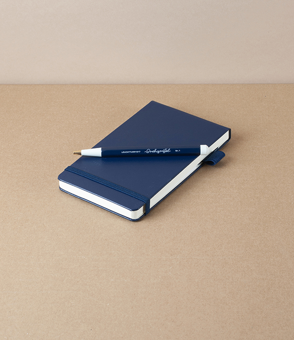 Leuchtturm Flip-Top Notepad, Navy, Dotted