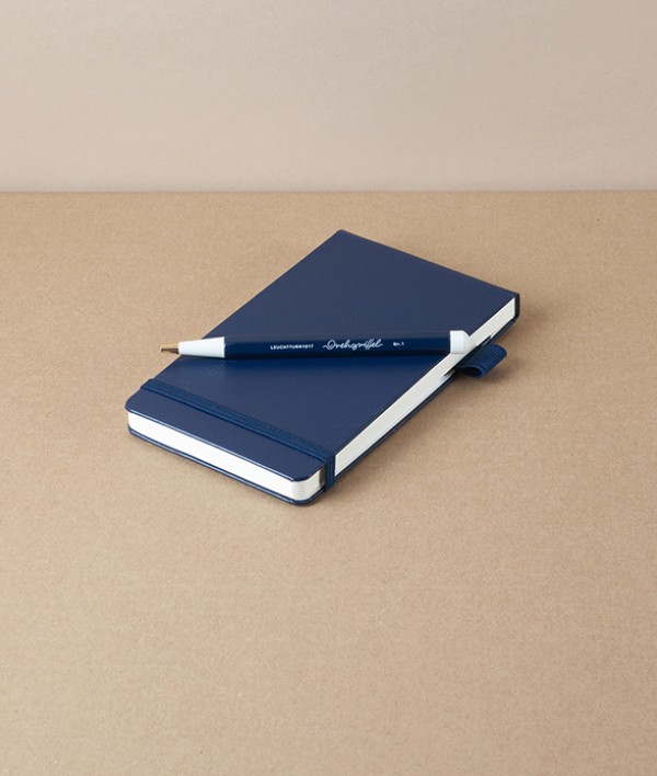 Leuchtturm Flip-Top Notepad, Navy, Dotted