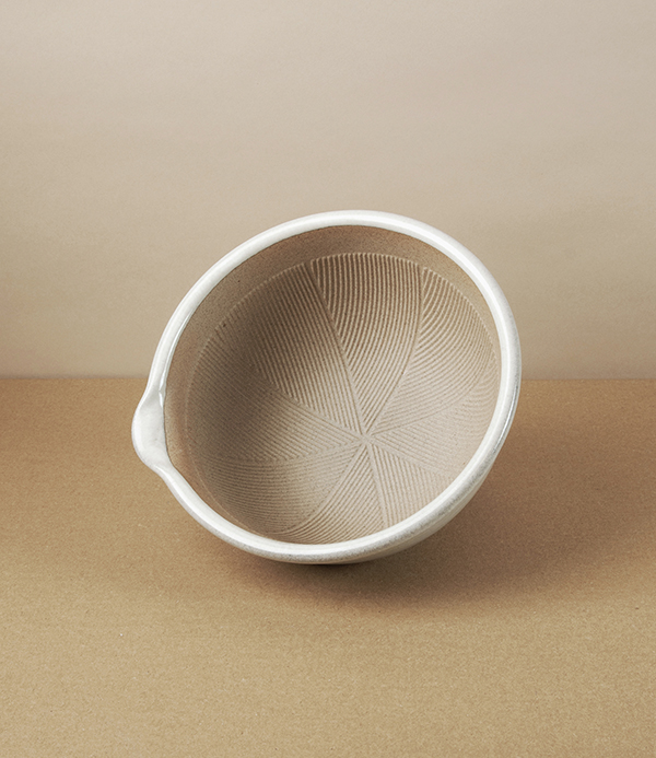 Japanese Earthenware Grinding Bowl or Mortar