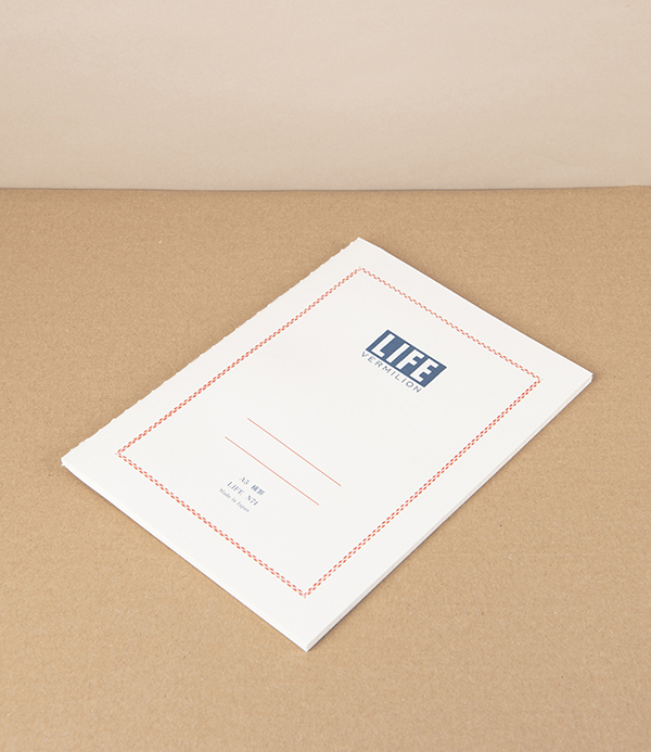 Life Vermilion Notebook, Lined (N74), A5
