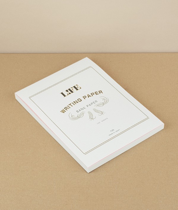 Life 'Bank Paper' Writing Paper