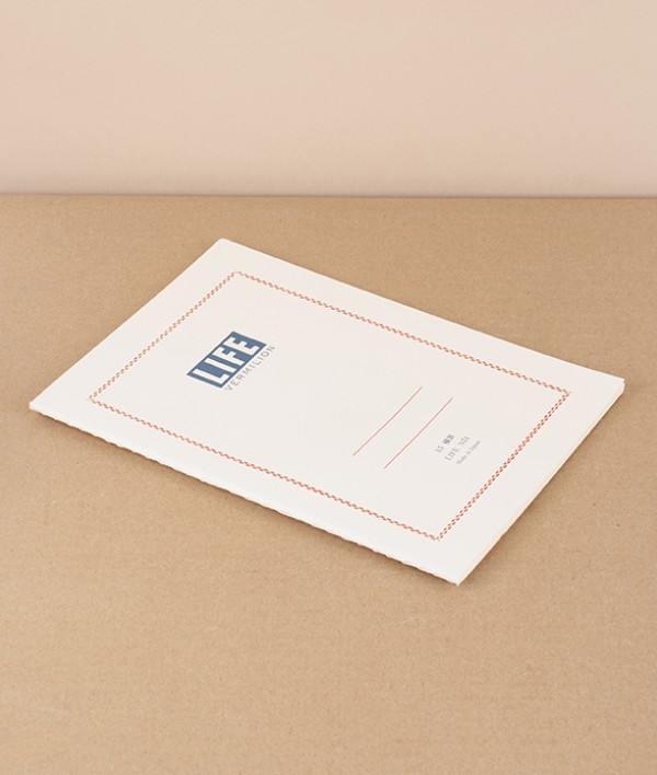 Life Vermilion Notebook, Grid (N73), A5