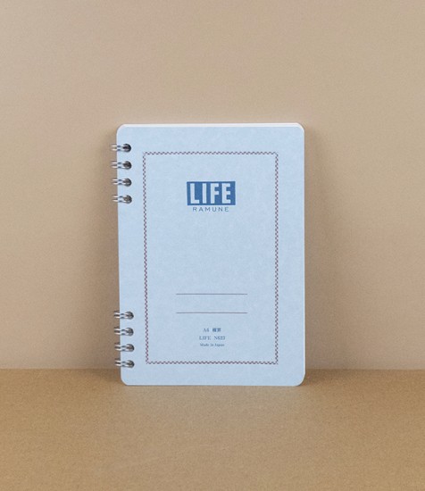 A6 Life Ramune ring bound notebook, ruled