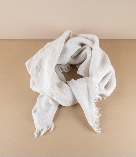 Finnish Lightweight Linen Foulard, Linen