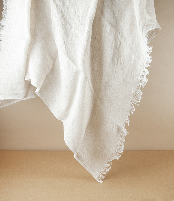 Finnish Lightweight Linen Foulard, Linen