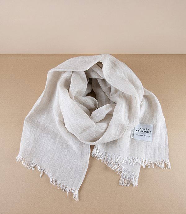 Finnish Lightweight Linen Scarf, Linen