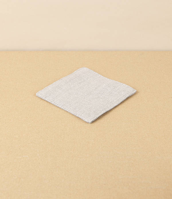 Lithuanian Linen Coaster, Natural