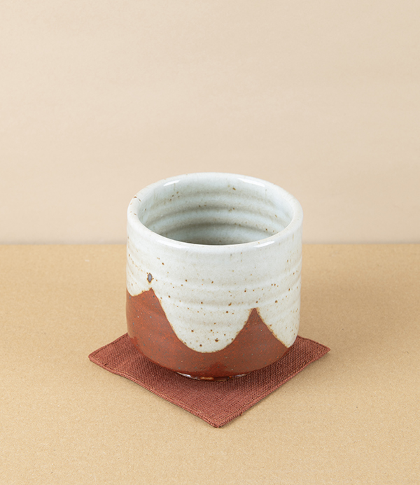 Lithuanian Linen Coaster, Rust