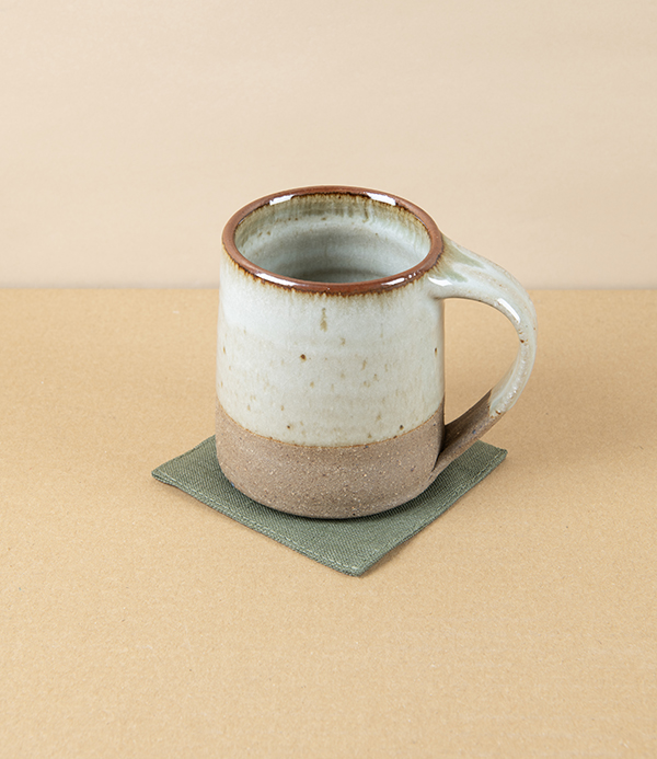 Lithuanian Linen Coaster, Moss