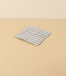 Lithuanian Linen Coaster, Black Stripe