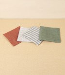 Lithuanian Linen Coaster, Moss