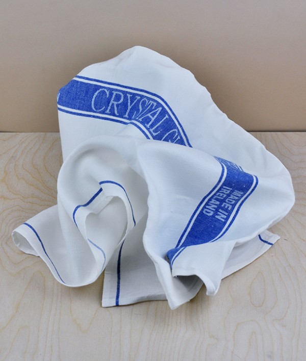 Superior Irish linen crystal glass cloth