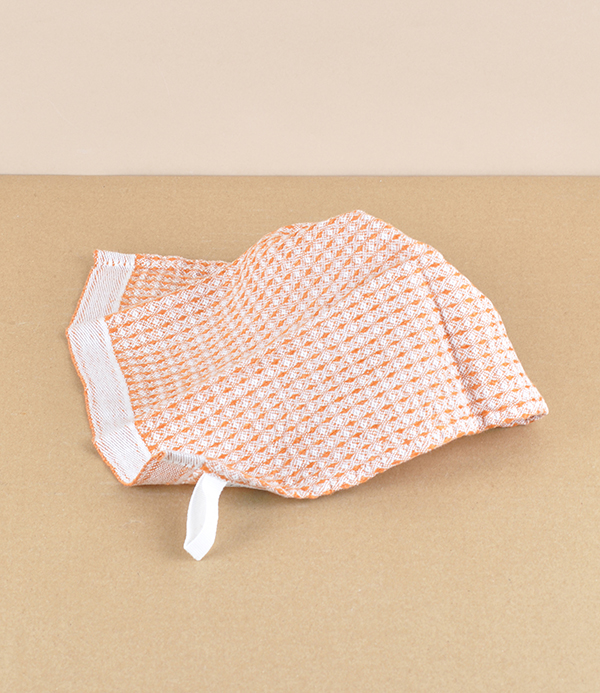 Finnish Linen & Tencel Dishcloth, Rust