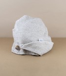 Finnish Linen Hair Wrap with Wooden Button, Natural