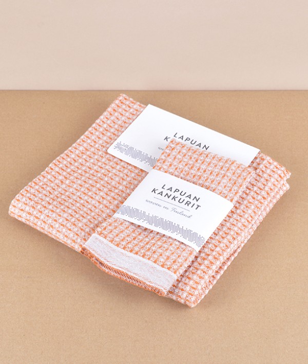 Finnish Linen & Tencel Dishcloth, Rust