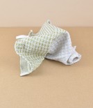 Finnish Linen & Tencel Washcloth, Linen/Olive