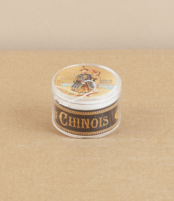 Fil au Chinoise linen capsule, white