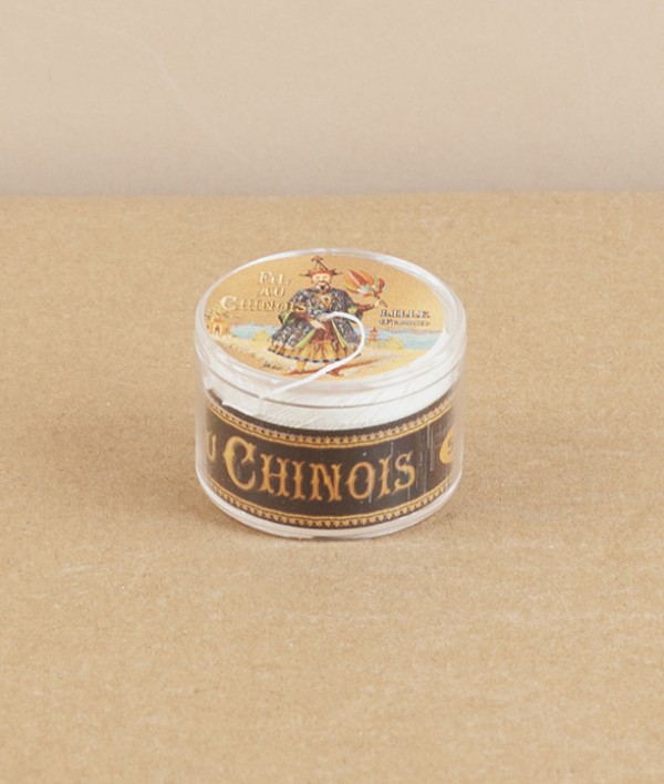 Fil au Chinoise linen capsule, white