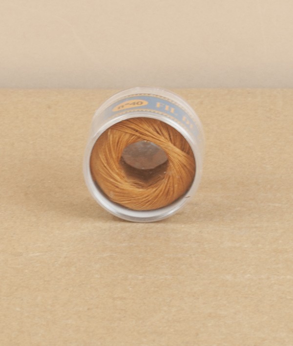 Fil au Chinoise linen capsule, ochre