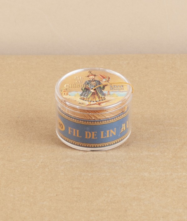 Fil au Chinoise linen capsule, ochre