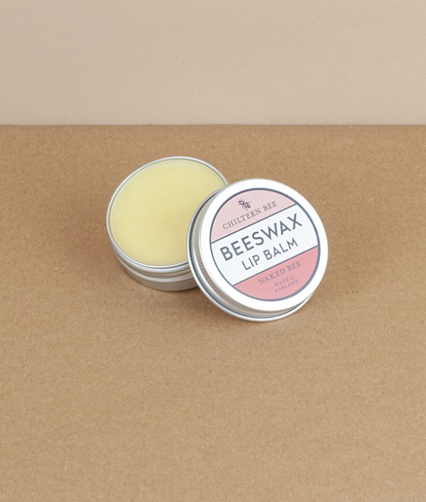 English Beeswax Lip Balm, Naked Bee