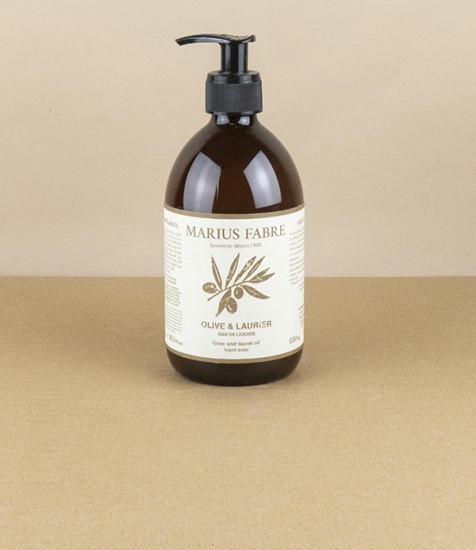 Savon d'Alep liquid soap, olive and laurel, 500ml