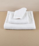 Lithuanian Cotton Hand Towel with Herringbone Weave