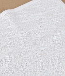 Lithuanian Cotton Hand Towel with Herringbone Weave