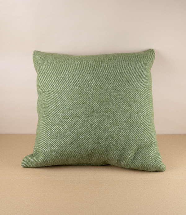 Finnish Wool 'Arvo' Cushion Cover, Olive