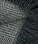 Finnish 100% Wool Blanket, Diamond Pattern, Beige/Black