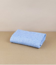 Finnish Linen & Tencel Hand Towel, Rainy Blue