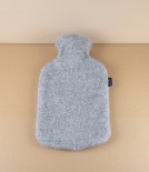 Finnish Wool 'Arvo' Hot Water Bottle, Melange Grey