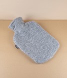 Finnish Wool 'Arvo' Hot Water Bottle, Melange Grey
