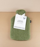 Finnish Wool 'Arvo' Hot Water Bottle, Olive