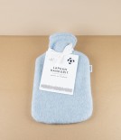 Finnish Wool 'Arvo' Hot Water Bottle, Natural Dyed Woad