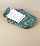 Finnish Wool Covered Hot Water Bottle, Green / Grey