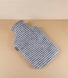Finnish Wool 'Katti' Hot Water Bottle, Black Stripe