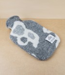 Finnish Wool 'Saimaannorppa' Hot Water Bottle, White Grey
