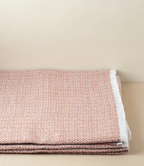 Finnish Merino Wool Blanket, Cinnamon