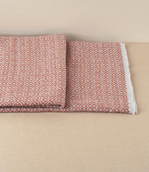 Finnish Merino Wool Scarf, Cinnamon