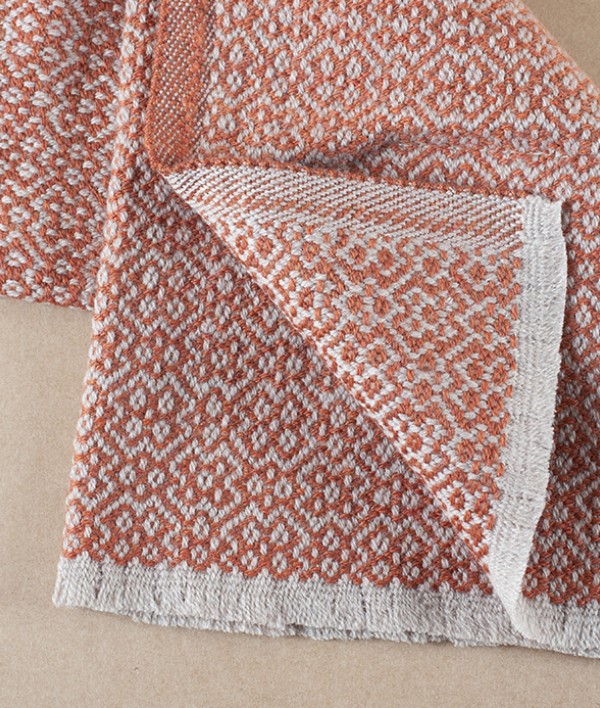 Finnish Merino Wool Scarf, Cinnamon