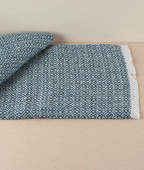 Finnish Merino Wool Scarf, Spruce Green