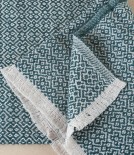 Finnish Merino Wool Scarf, Spruce Green